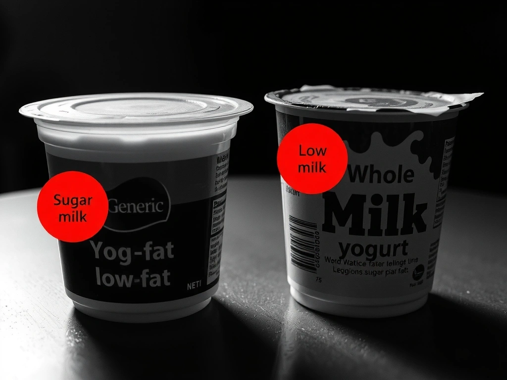 Jämförelse av lågfett vs. naturligt fett